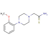 219125-59-4 2-[4-(2-METHOXYPHENYL)PIPERAZINO]ETHANETHIOAMIDE chemical structure
