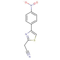 69625-13-4 2-[4-(4-NITROPHENYL)-1,3-THIAZOL-2-YL]ACETONITRILE chemical structure