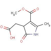 77978-73-5 2-[4-(METHOXYCARBONYL)-5-METHYL-2-OXO-2,3-DIHYDRO-1H-PYRROL-3-YL]ACETIC ACID chemical structure