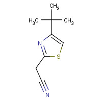 79455-62-2 2-[4-(TERT-BUTYL)-1,3-THIAZOL-2-YL]ACETONITRILE chemical structure