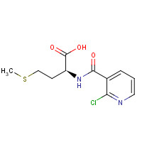 175201-49-7 (2S)-2-([(2-CHLOROPYRIDIN-3-YL)CARBONYL]AMINO)-4-(METHYLTHIO)BUTANOIC ACID chemical structure
