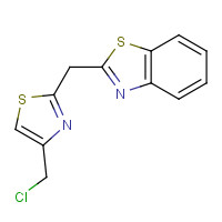 342405-25-8 2-([4-(CHLOROMETHYL)-1,3-THIAZOL-2-YL]METHYL)-1,3-BENZOTHIAZOLE chemical structure