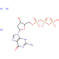 93919-41-6 2'-Deoxyguanosine-5'-triphosphate trisodium salt chemical structure