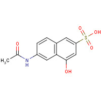 6361-41-7 2-Acetamido-8-naphthol-6-sufonic acid (N-acetyl gamma acid) chemical structure
