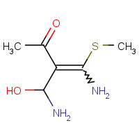58955-39-8 2-ACETYL-3-AMINO-3-(METHYLTHIO)ACRYLONITRILE chemical structure