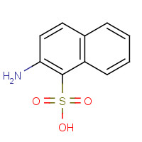 81-16-3 2-Aminonaphthalene-1-sulfonic acid chemical structure
