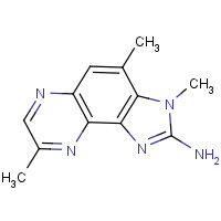 95896-78-9 2-AMINO-3,4,8-TRIMETHYL-3H-IMIDAZO[4,5-F]QUINOXALINE chemical structure