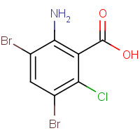 143769-25-9 2-AMINO-3,5-DIBROMO-6-CHLOROBENZOIC ACID chemical structure