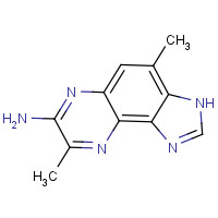 77500-04-0 2-AMINO-3,8-DIMETHYLIMIDAZO[4,5-F]QUINOXALINE chemical structure