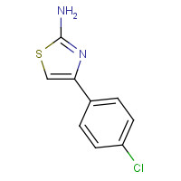 2103-99-3 2-AMINO-4-(4-CHLOROPHENYL)THIAZOLE chemical structure