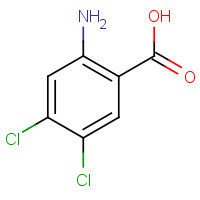 20776-61-8 2-AMINO-4,5-DICHLOROBENZOIC ACID chemical structure
