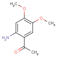 4101-30-8 2'-AMINO-4',5'-DIMETHOXYACETOPHENONE chemical structure