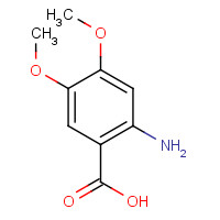 5653-40-7 2-Amino-4,5-dimethoxybenzoic acid chemical structure