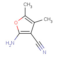 5117-88-4 2-AMINO-4,5-DIMETHYL-3-FURANCARBONITRILE chemical structure
