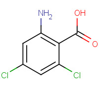 20776-63-0 2-AMINO-4,6-DICHLOROBENZOIC ACID chemical structure