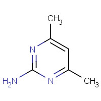 767-15-7 2-Amino-4,6-dimethylpyrimidine chemical structure
