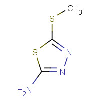 5319-77-7 2-AMINO-5-(METHYLTHIO)-1,3,4-THIADIAZOLE chemical structure