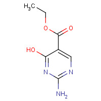 15400-53-0 2-AMINO-5-CARBOETHOXY-4-HYDROXYPYRIMIDINE chemical structure