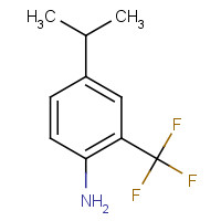 87617-29-6 2-AMINO-5-ISOPROPYLBENZOTRIFLUORIDE chemical structure