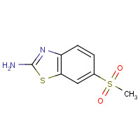 17557-67-4 2-AMINO-6-(METHYLSULFONYL)BENZOTHIAZOLE chemical structure