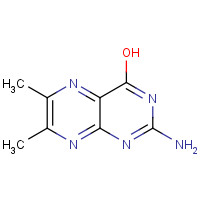 611-55-2 2-AMINO-6,7-DIMETHYL-4-HYDROXYPTERIDINE chemical structure