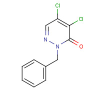 41933-33-9 2-BENZYL-4,5-DICHLORO-2,3-DIHYDROPYRIDAZIN-3-ONE chemical structure