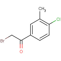 205178-80-9 2-BROMO-1-(4-CHLORO-3-METHYLPHENYL)ETHAN-1-ONE chemical structure