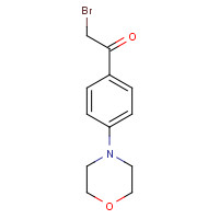 210832-85-2 2-Bromo-1-(4-morpholinophenyl)-1-ethanone chemical structure