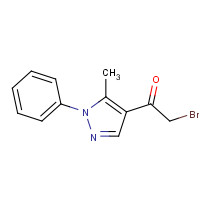 137577-00-5 2-BROMO-1-(5-METHYL-1-PHENYL-1H-PYRAZOL-4-YL)-1-ETHANONE chemical structure