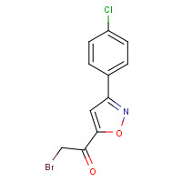 258506-49-9 2-BROMO-1-[3-(4-CHLOROPHENYL)-5-ISOXAZOLYL]-1-ETHANONE chemical structure