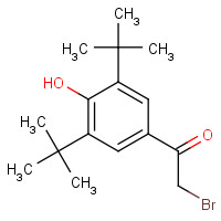 14386-64-2 2-BROMO-1-[3,5-DI(TERT-BUTYL)-4-HYDROXYPHENYL]ETHAN-1-ONE chemical structure