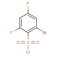 351003-42-4 2-BROMO-4,6-DIFLUOROBENZENESULFONYL CHLORIDE chemical structure