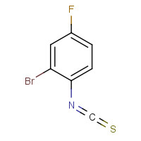 175205-35-3 2-BROMO-4-FLUOROPHENYL ISOTHIOCYANATE chemical structure