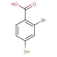 7041-50-1 2-BROMO-4-MERCAPTOBENZOIC ACID chemical structure