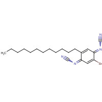 121720-48-7 2-Bromo-5-dodecyl-2,5-cyclohexadiene-1,4-diylidenebiscyanamide chemical structure