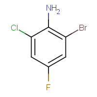 201849-14-1 2-BROMO-6-CHLORO-4-FLUOROANILINE chemical structure