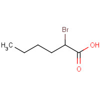 616-05-7 DL-2-Bromohexanoic acid chemical structure