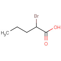 584-93-0 2-Bromovaleric acid chemical structure