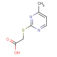 46118-95-0 2-(CARBOXYMETHYLTHIO)-4-METHYLPYRIMIDINE chemical structure