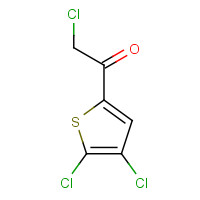 64218-50-4 2-CHLORO-1-(4,5-DICHLORO-2-THIENYL)ETHAN-1-ONE chemical structure