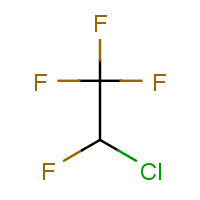 2837-89-0 2-Chloro-1,1,1,2-tetrafluoroethane chemical structure
