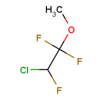 425-87-6 2-CHLORO-1,1,2-TRIFLUOROETHYL METHYL ETHER chemical structure