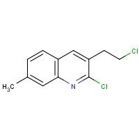 73863-50-0 2-Chloro-3-(2-chloroethyl)-7-methylquinoline chemical structure
