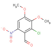 82330-54-9 2-CHLORO-3,4-DIMETHOXY-6-NITROBENZALDEHYDE chemical structure