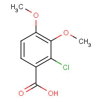 52009-53-7 2-CHLORO-3,4-DIMETHOXYBENZOIC ACID chemical structure