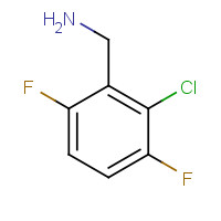 261762-45-2 2-CHLORO-3,6-DIFLUOROBENZYLAMINE chemical structure