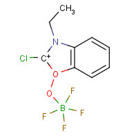 63212-53-3 2-CHLORO-3-ETHYLBENZOXAZOLIUM TETRAFLUOROBORATE chemical structure