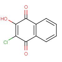 1526-73-4 2-Chloro-3-hydroxy-1,4-naphthoquinone chemical structure