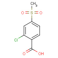53250-83-2 2-Chloro-4-methylsulphonylbenzoic acid chemical structure