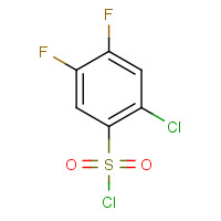 67475-58-5 2-CHLORO-4,5-DIFLUOROBENZENESULFONYL CHLORIDE chemical structure